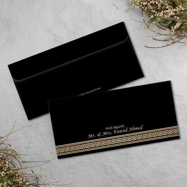 Royal Black Envelope 4