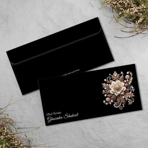 Royal Black Envelope 6