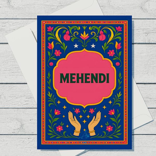 Mehendi Card