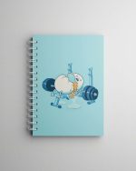 Cracked Egg Bench Press Notebook